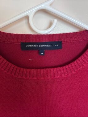 French Connection Red Crewneck Sweater